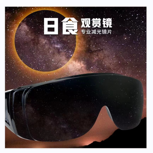 CE认证日环食观测眼镜ISO12312认证镜片日全食太阳护目镜日食眼镜