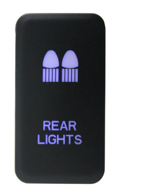 REAR LIGHTS 蓝色双灯适用丰田酷路泽改装开关带LED灯带200MM线