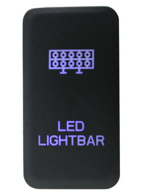 汽车改装12v蓝色双灯适用于丰田开关酷路泽VIGO LED LIGHT BAR