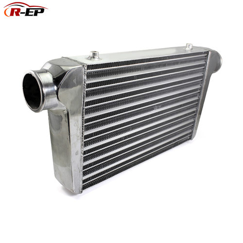 汽车改装中冷器450x300x66mm进气通用涡轮散热器增压铝制管式