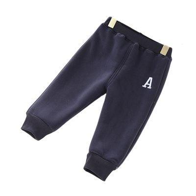 儿童冬季加绒加厚裤子