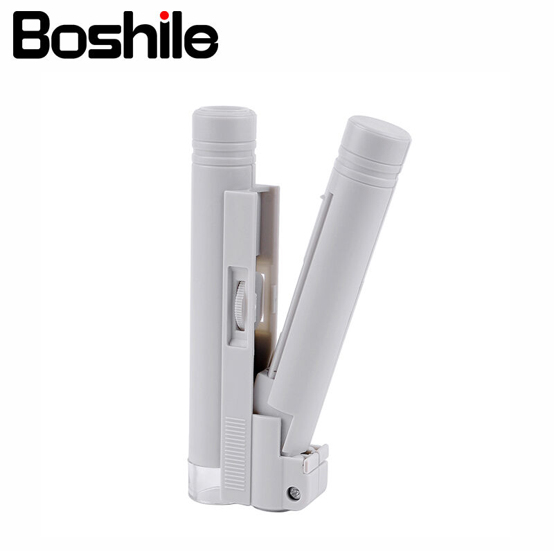 博视乐（Boshile）40/80/100/150倍带刻度显微镜双管带灯放大镜40