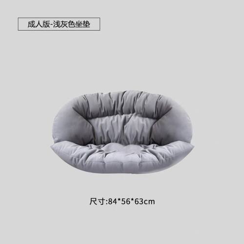 ns北欧现代简约设计师民宿粗腿大象象腿椅子坐垫垫子棉垫圆形