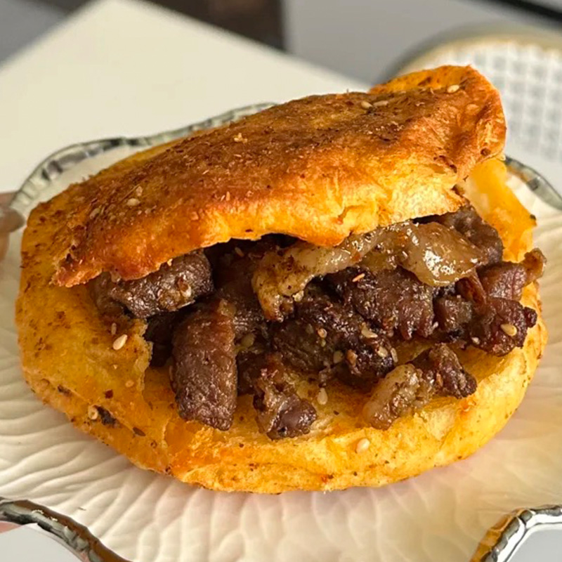 【鲜香四溢】佳木斯烤饼夹串