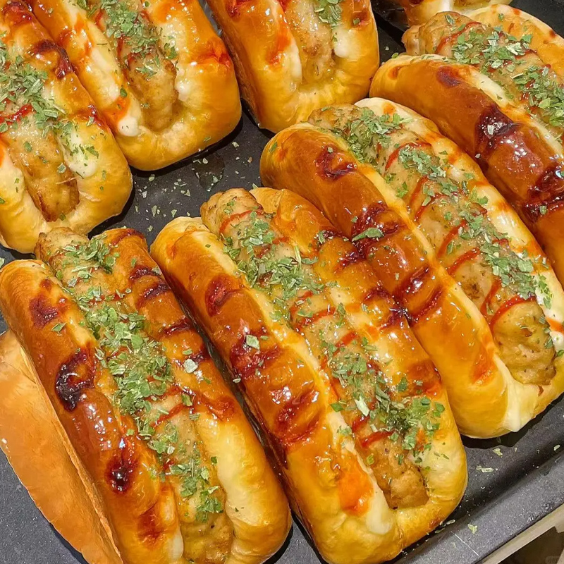 猪扒包早餐半成品加热即食