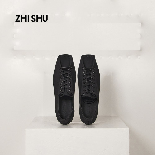直述ZHISHU方头德比鞋