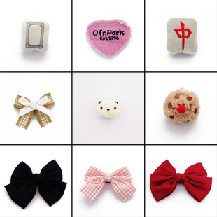 花适配Crocs 扣配件蝴蝶结麻将鞋 Cross 配饰高级感鞋 Mkop洞洞鞋