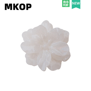 饰扣适配Cross Mkop洞洞鞋 花装 扣配件水晶白玉花朵鞋 Crocs 配饰鞋