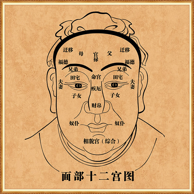 百岁流年图挂墙装饰画
