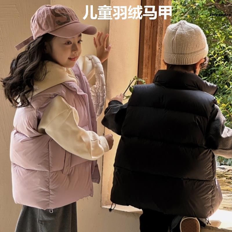 儿童羽绒马甲内胆秋冬季男女中大