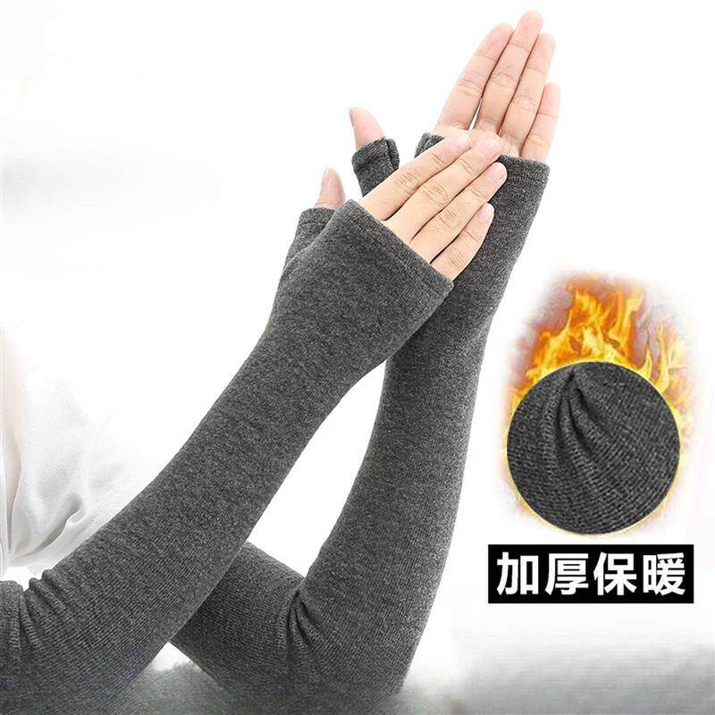 保暖袖套加厚手套长款假袖子秋冬季男女空调房专用护胳膊防寒厂家