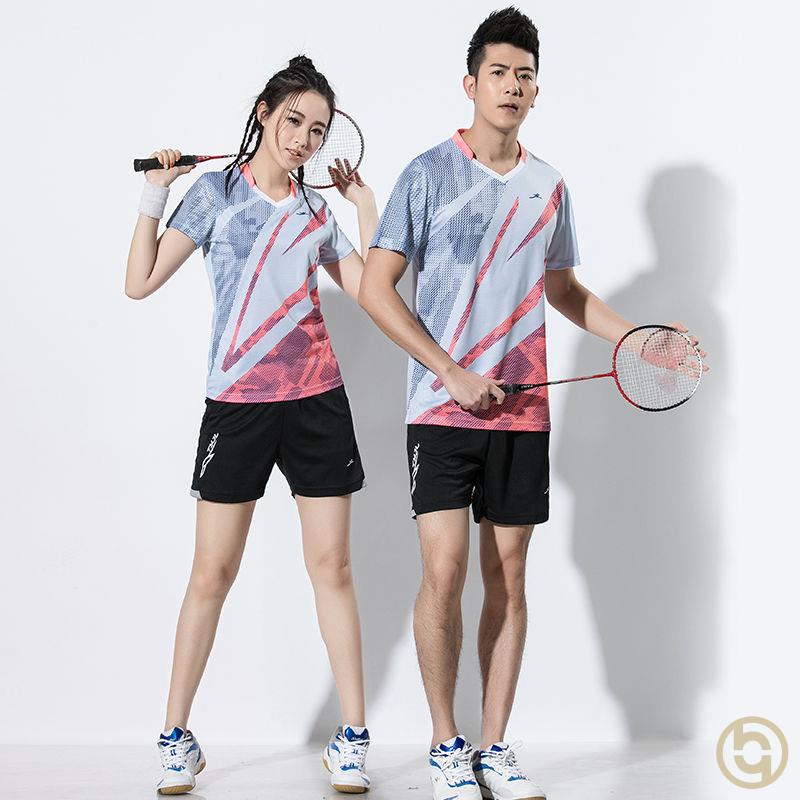 羽毛球服2022新款套装男女款乒乓球网球夏季透气速干比赛运动服