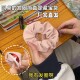 拉链发圈创意可储物头饰条纹布艺大肠圈收纳袋头绳女简约百搭发饰