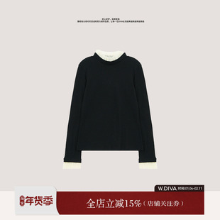 【交响曲】100澳大利亚防缩美丽诺羊毛蕾丝T恤51T121188