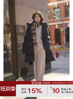 【卷王羽绒】冬季零重力三星90白鹅绒连帽羽绒服54C093338