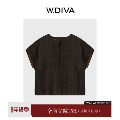 文艺雅致小开领短袖小衫