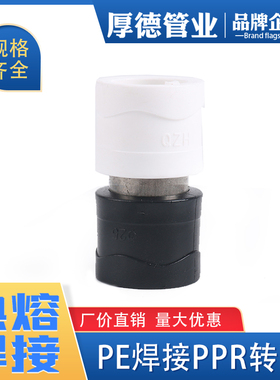 pe管件pe管接头自来水管配件pe给水管承插 焊接PPR转PE热熔转接头