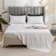 white bedsheet bed Soft sheet Bedspread bedcover coverlet