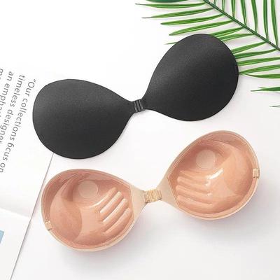 Women Invisible Push Up Bra Self-Adhesive Silicone Bust Fron