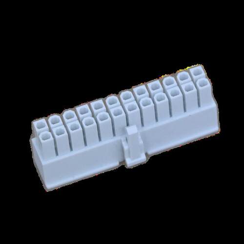 白色电脑连接器 ATX24P/CPU4+4 8P/显卡6+2胶壳