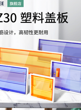 PZ30通用配电箱塑料盖板8/10/12/15/18/20/24回路面板电箱装饰盖
