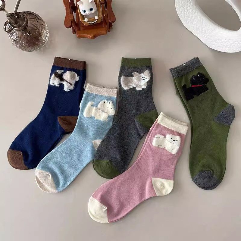 无骨袜子女中筒袜春秋款