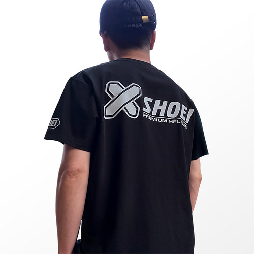 SHOEI纯棉T恤摩托车短袖