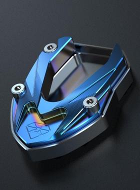 适用阿普利亚SRMAX250侧架座改装摩托车脚撑底座Aprilia300边撑垫