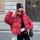 【有现货】【主推款】高蓬90绒红色小辣椒羽绒服女891-P325-K488，女装羽绒服，浙宝176（原073）