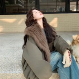 【有现货】【真狐狸毛】时尚加厚50绒派克羽绒服女8997-P355-K528，女装羽绒服，浙宝176（原073）