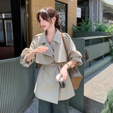【有现货】【主推款】时尚风衣外套女中长款B70-P155-K228，女装风衣，浙宝176（原073）