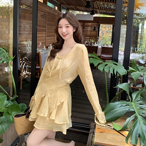 衬衫清冷系新中式套装女夏季2025新款小个子国风上衣短裙两件套图片