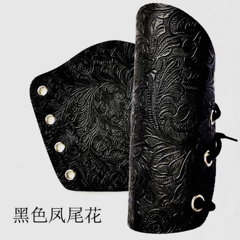 汉服护腕束袖古风复古刺绣明制汉服锦衣卫飞鱼服男配饰山文甲护臂