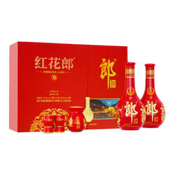 郎酒红花郎10年陈酿十53度500ml*2瓶礼盒酱香型过节送礼高端白酒