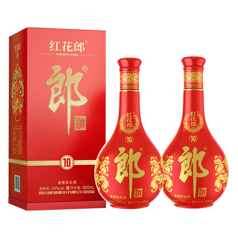 郎酒红花郎白酒53度500ml酱香酒图片