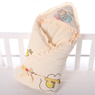 冬天新生儿包被婴儿秋冬可拆卸十月份宝宝包单冬季加厚外出包裹巾