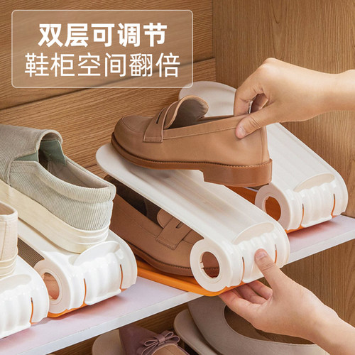 双层收纳鞋架分层置物架