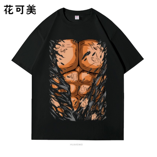 2025新款运动腹肌宽松短袖T恤