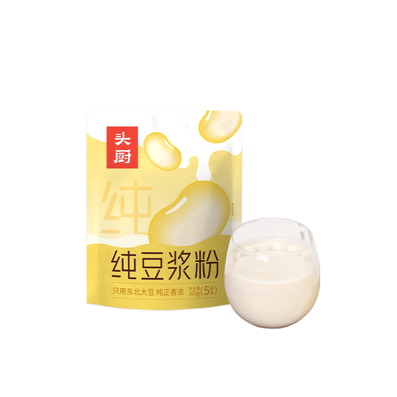 头厨纯豆浆粉非转基因黄大豆