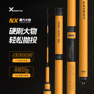 雷臣NX暴力巨物竿超轻超硬新款青鱼鲢鳙鲤鱼碳素大物台钓鱼竿手竿