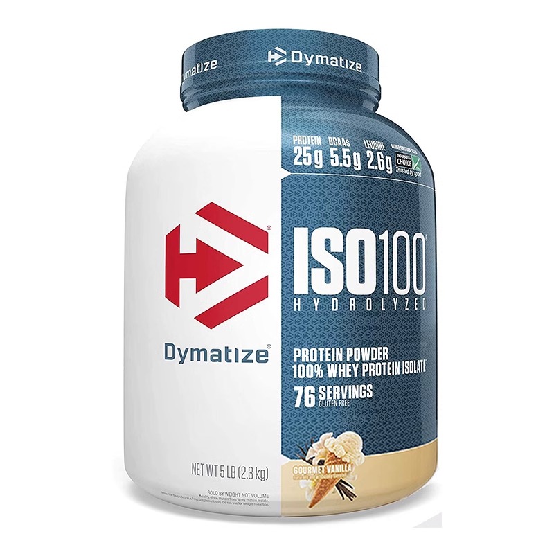 Dymatize whey ISO100 ISOLATE hydrolyzed Protein Powder 5lbs
