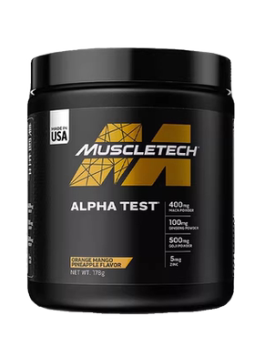 Muscletech Alpha test Maca powder goji zinc testosterone