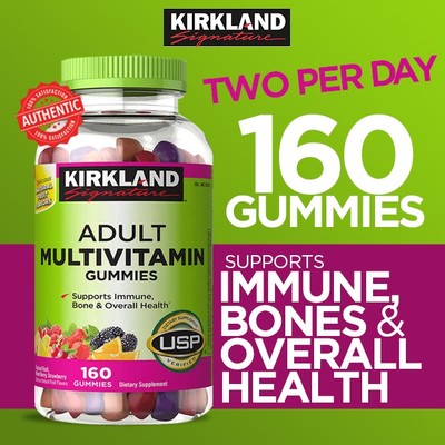 Kirkland Adult Multivitamins, 160 Gummies