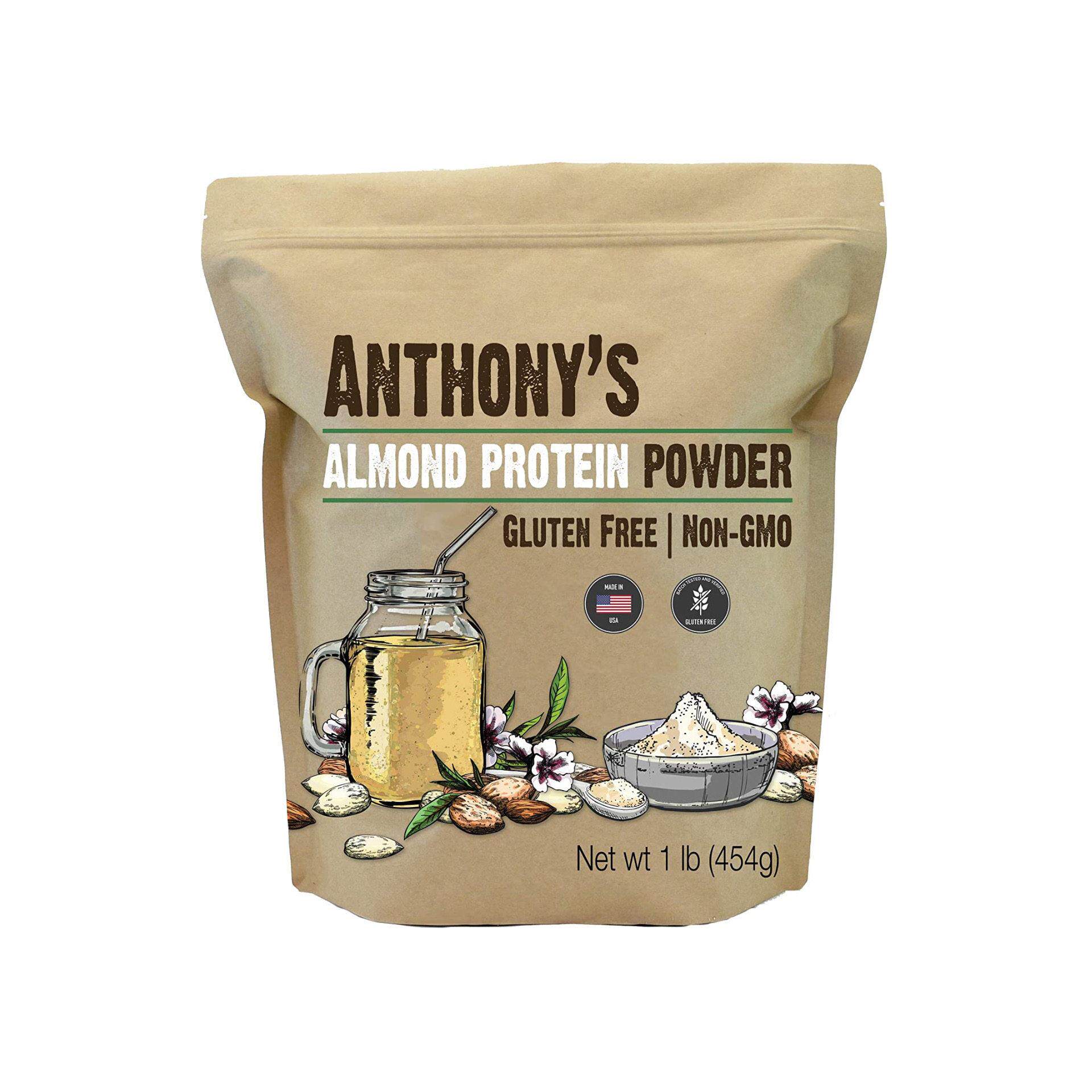 美国直邮 Anthony's Almond Protein Powder 无麸质杏仁蛋白粉