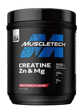 Muscletech Creatine Powder monohydrate Zn&Mg made in USA