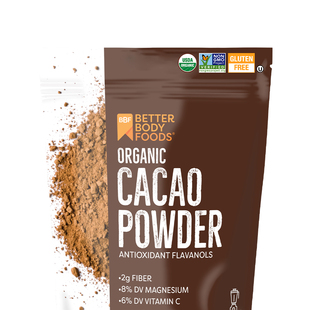 BetterBodyFoods Organic raw cocoa powder bbf可可粉0脂冲饮