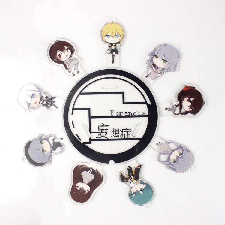 漫谷 日单散货 妄想症paranoia 泠珞零羽 双面亚x克力挂件现货