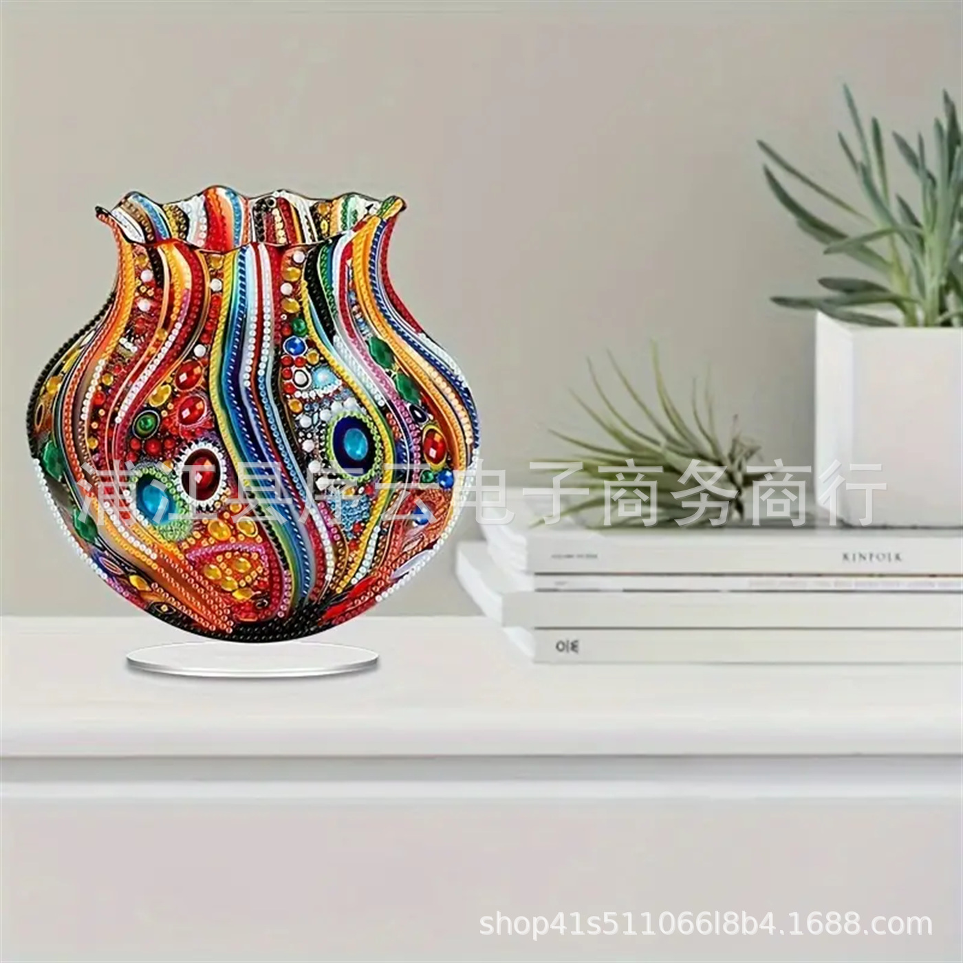 钻石画 dIY 摆件 圣诞雪人装饰品  temu  亚马逊 SHEIN热卖中