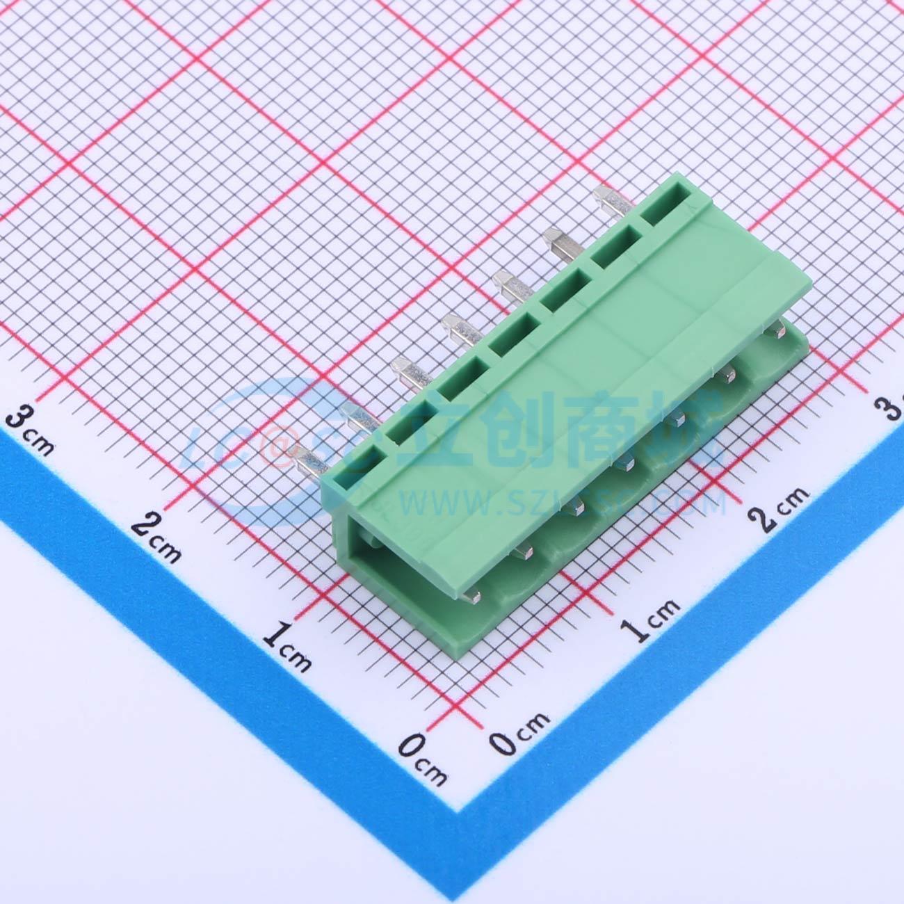 插拔式接线端子 JL396V-39607G01 插件,P=3.96mm 1x7P 电子元器件