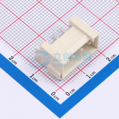 线对板针座 WAFER-VH396W-4A SMD,P=3.96mm,卧贴 1x4P 卧贴 原装